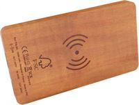 POWERBANK WIRELESS IN LEGNO DA 5.000 MAH